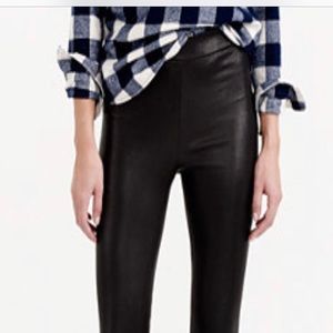 J Crew Collection Classic Leather Stretch Legging